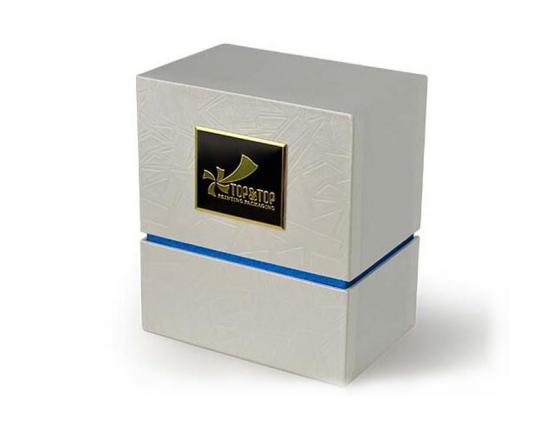caixa de papel de perfume quadrada chique